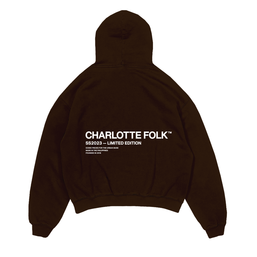 Holiday Oversized Hoodie (Brown)
