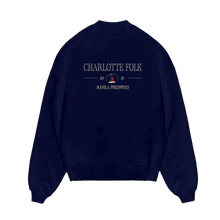 Load image into Gallery viewer, Old Times Treasure Sweater (Navy Blue)
