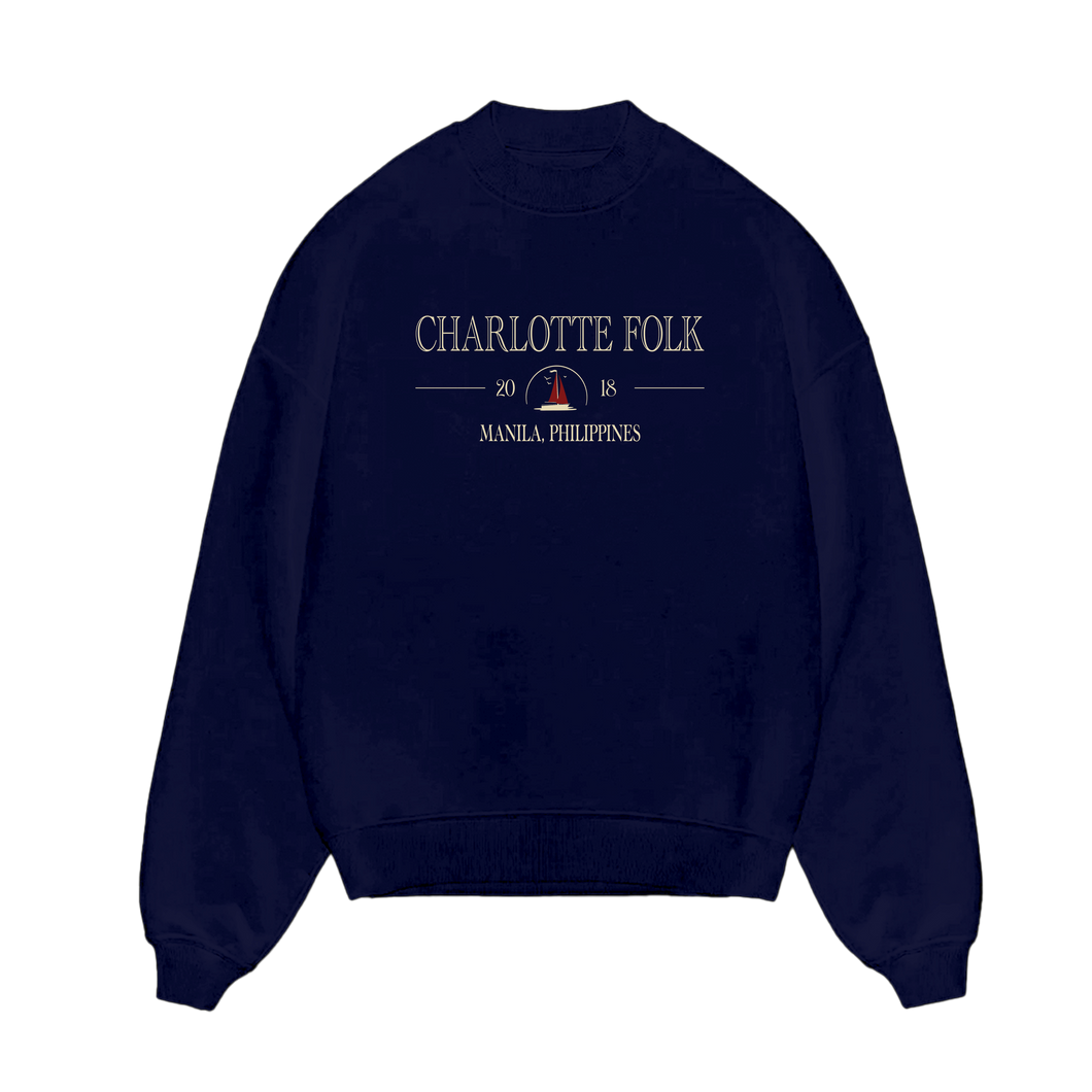 Old Times Treasure Sweater (Navy Blue)