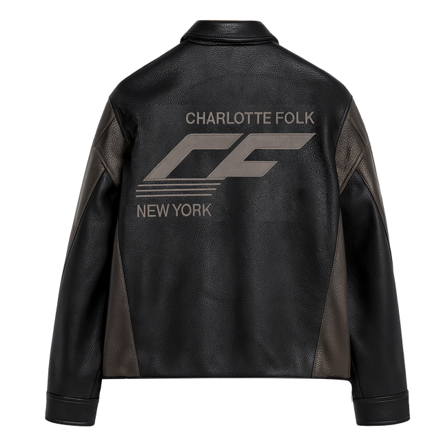 NY LEATHER JACKET (BLACK) – Charlotte Folk