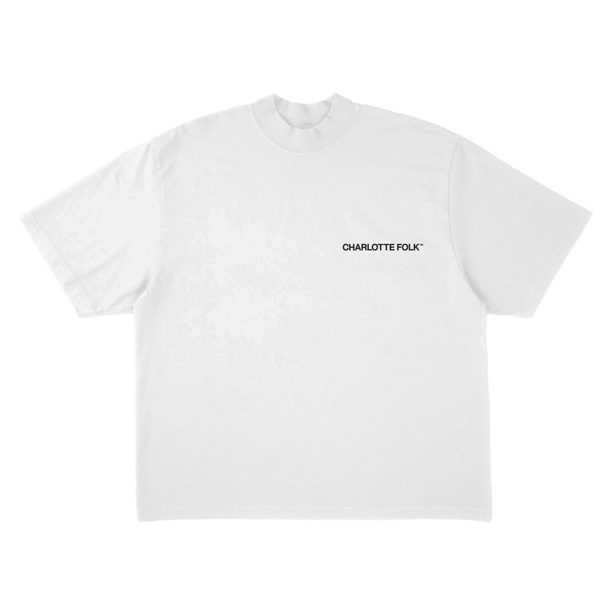 Logo Tee (White) – Charlotte Folk